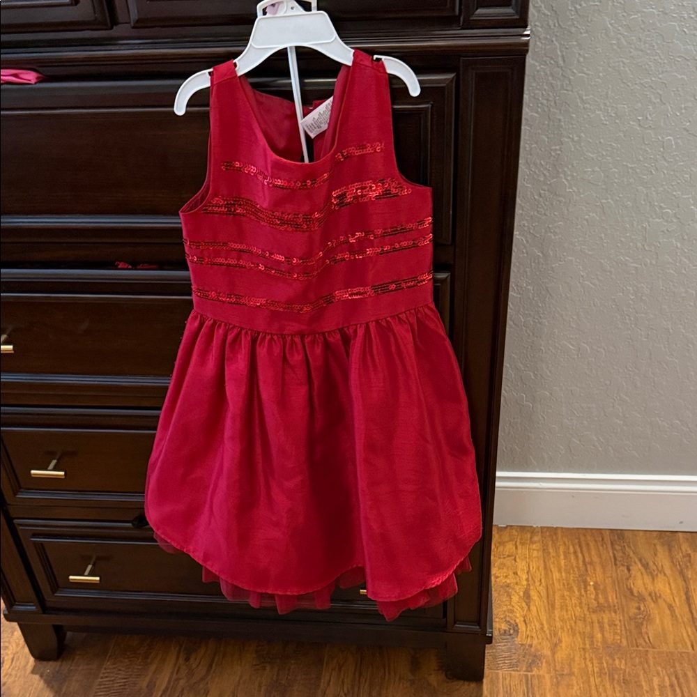 Gymboree Red Dress with Sequin Accents